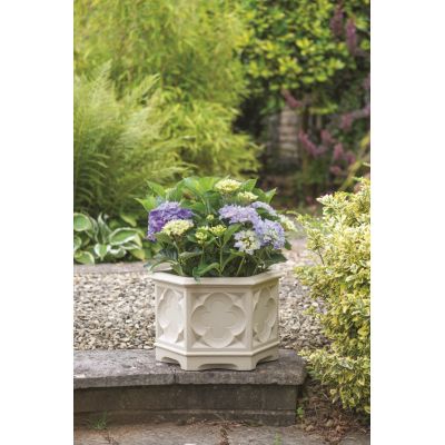 Gothic Hexagonal Planter - 39cm - image 2