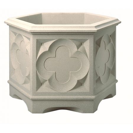 Gothic Hexagonal Planter - 39cm - image 1