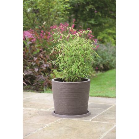 Varese Low Planter - 40cm - Granite - image 2