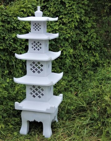 5 Tier Pagoda White