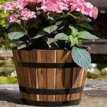 Applewood Barrel Planter - Small 37cm dia. - image 1