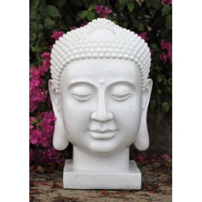 Buddha Head Extra Large, Grey