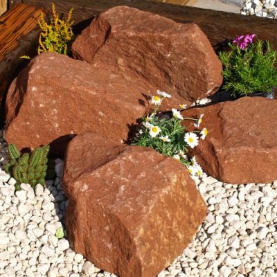 Classic Combination Rockery Stone -Red Lake approx 250mm