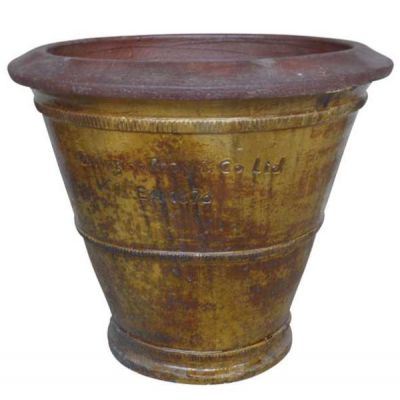 Cone Planter - Old Leather - Medium