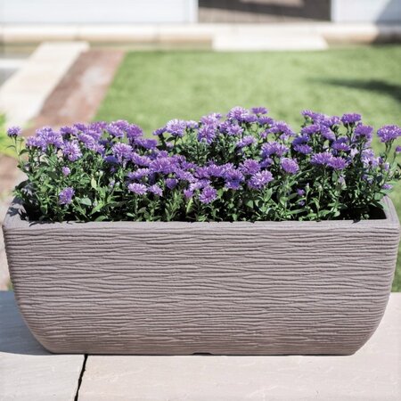 Cotswold Planter 60cm Trough - Limestone Grey