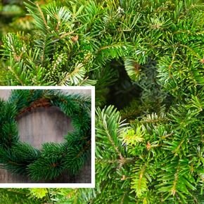 Door Wreath - 'Natural' - Small - image 2