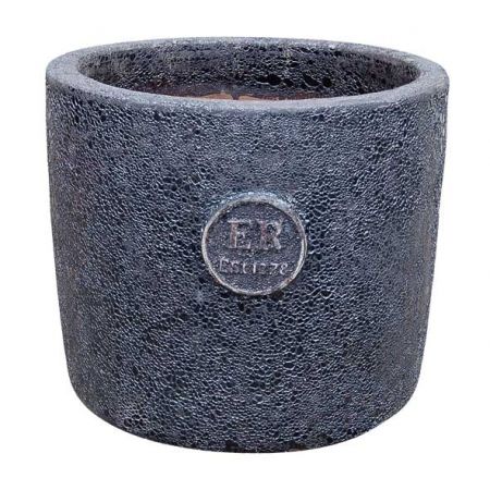 Round Planter - Lava Graphite - Small