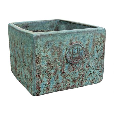 Square Planter - Lava Jade - Medium