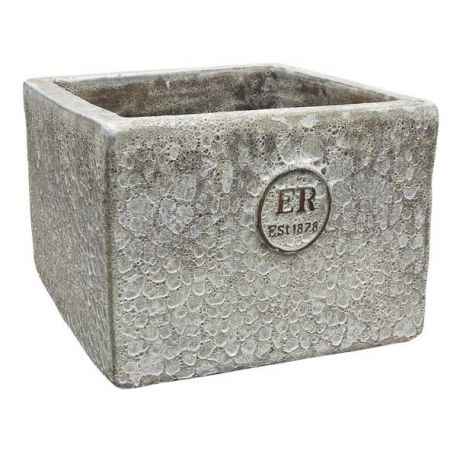 Square Planter - Lava Quartz - Large