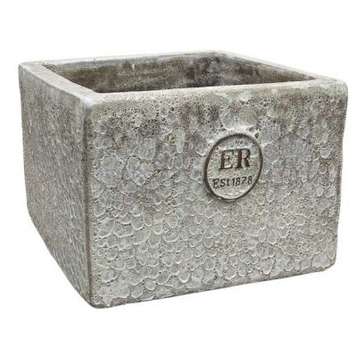 Square Planter - Lava Quartz - Medium