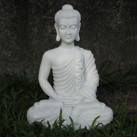 Fan Buddha White