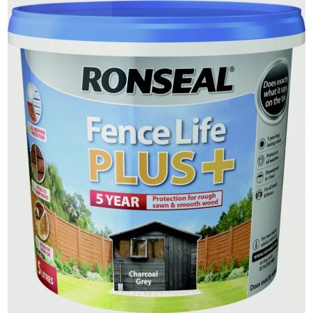 Fence Life Plus 5L - Charcoal Grey