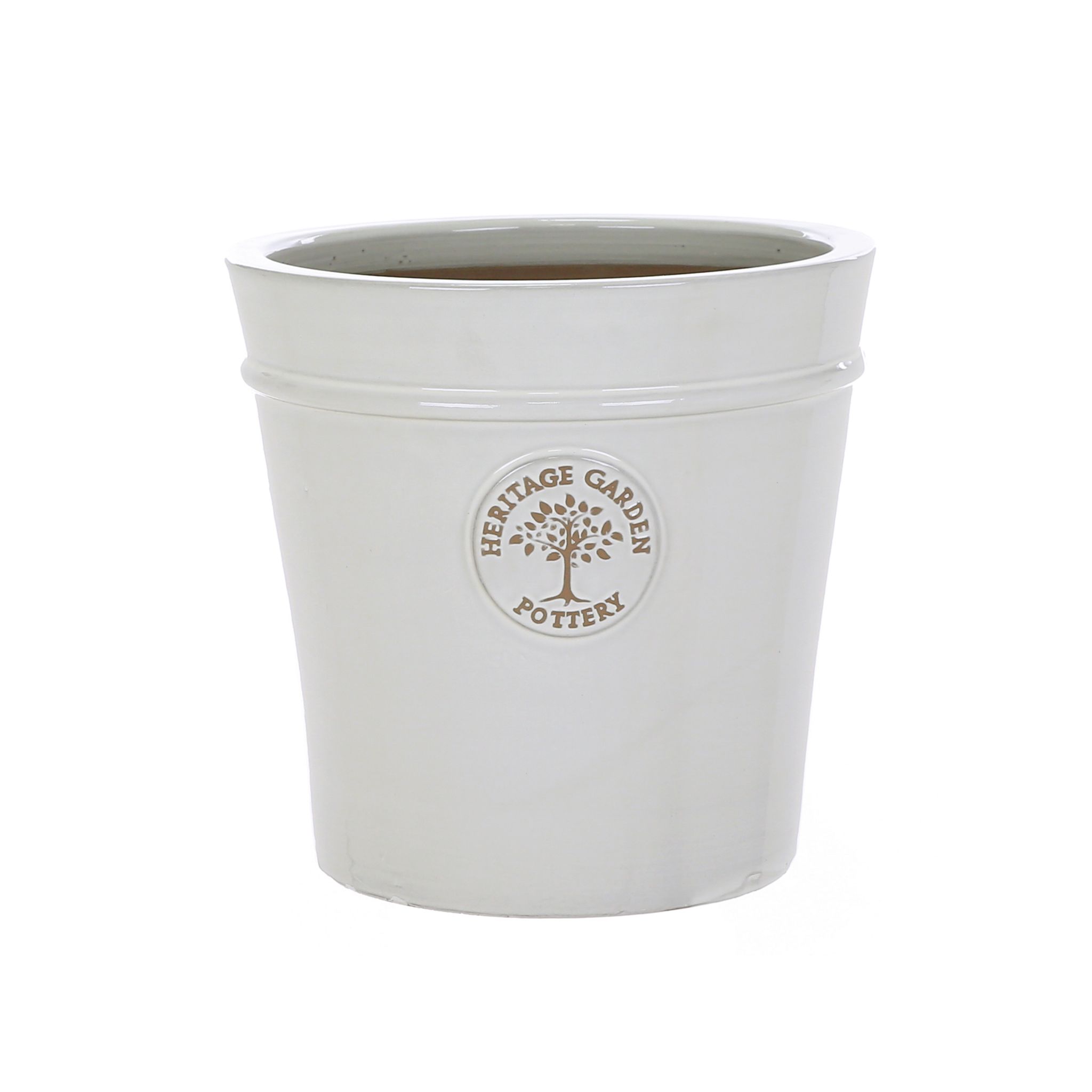 HERITAGE GARDEN POTTERY 27CM WHITE HERITAGE POT - Windlestone Nursery ...