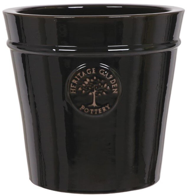 HERITAGE GARDEN POTTERY 41CM BLACK HERITAGE POT Windlestone Nursery & Garden Centre in