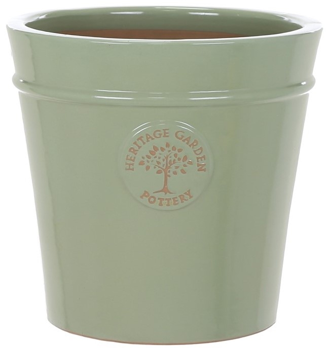 HERITAGE GARDEN POTTERY 41CM MINT GREEN HERITAGE POT - Windlestone ...