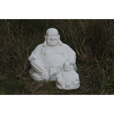 Laughing Buddha Medium,  Grey