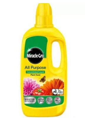 Miracle-Gro All Purpose Concentrated Plant Food Liquid - 800ml