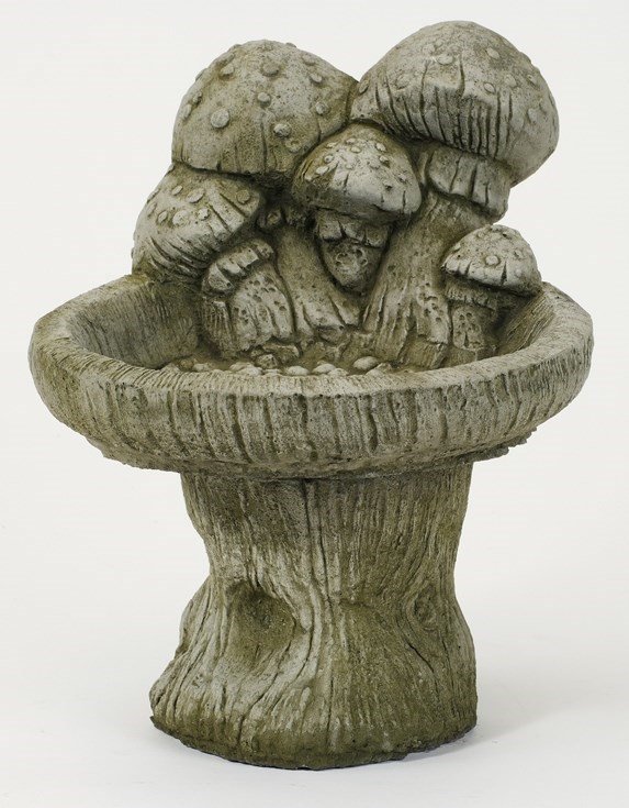 Mushroom Bird Bath - Windlestone Nursery & Garden Centre in Ferryhill