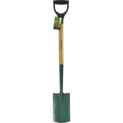 Ambassador Natural Ash Handle Carbon Steel Border Spade