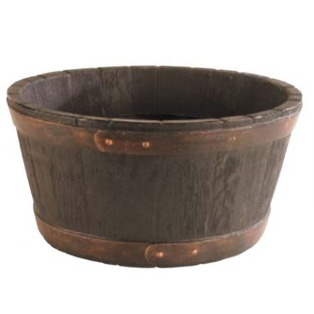 Oakwood Barrel Planter - 50cm