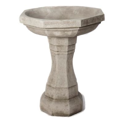 Octagonal Bird Bath