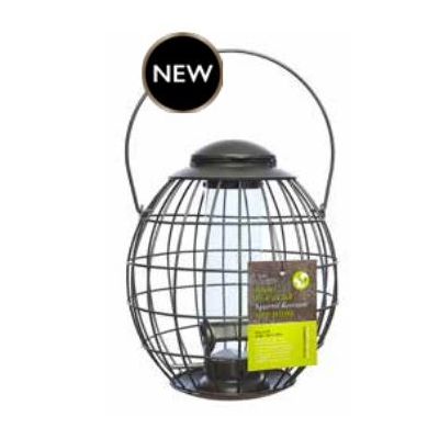 Pewter Flick n Click Squirrel Resistant Seed Feeder