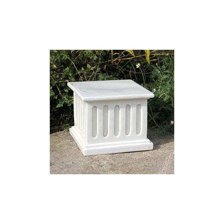 Rectangular Plinth Medium White