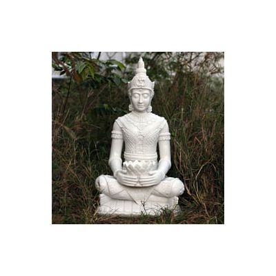 Sitting Champa Medium, White