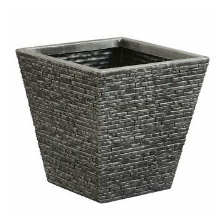 Slate Planter Short - Pewter