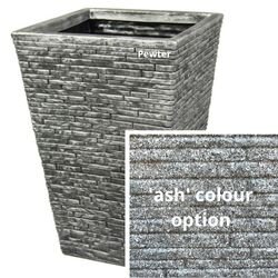 Slate Planter Tall - 45cm - Ash