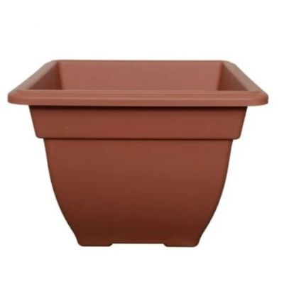 Square Bell Pot - 38cm - Terracotta