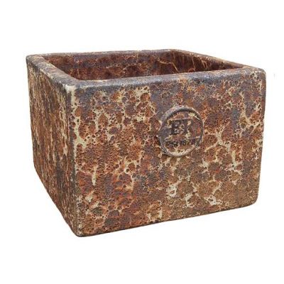 Square Planter - Lava Rust - Small