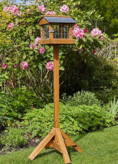 Squirrel Stop! Bird Table - Windlestone Nursery & Garden Centre in