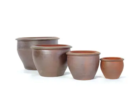 Thai Salt Glaze Pots - Large