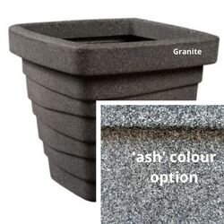 Trojan Square Planter 33cm - Ash