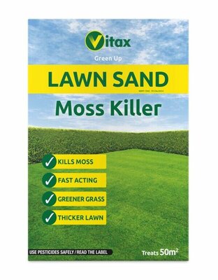 Vitax Lawn Sand Moss Killer - 50sqm