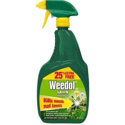 Weedol Gun! Lawn Weedkiller - 800Ml+25% Free